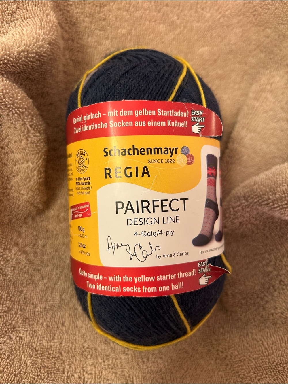 Schachenmayr Regia sock yarn